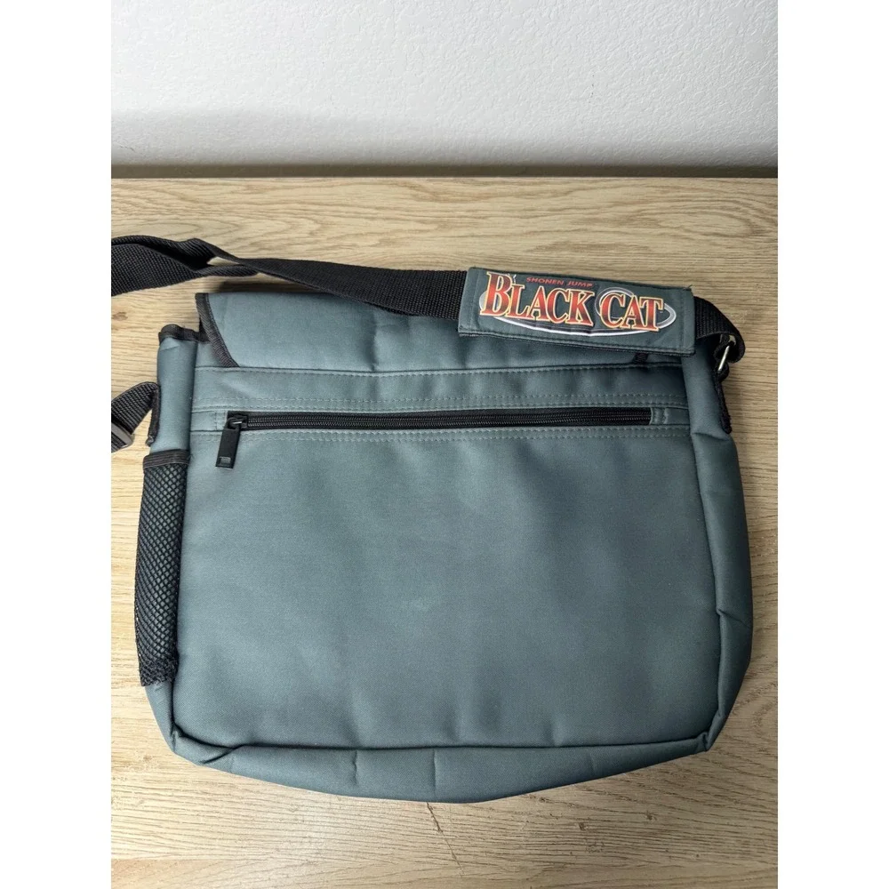 Black Cat Anime Messenger Bag 2005 Train Heartnet Funimation Gray Crossbody